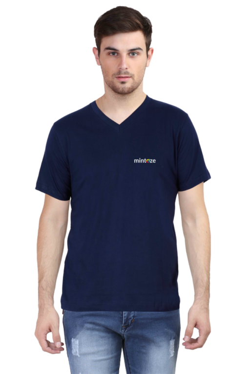 Trendy Men’s Half Sleeve V Neck